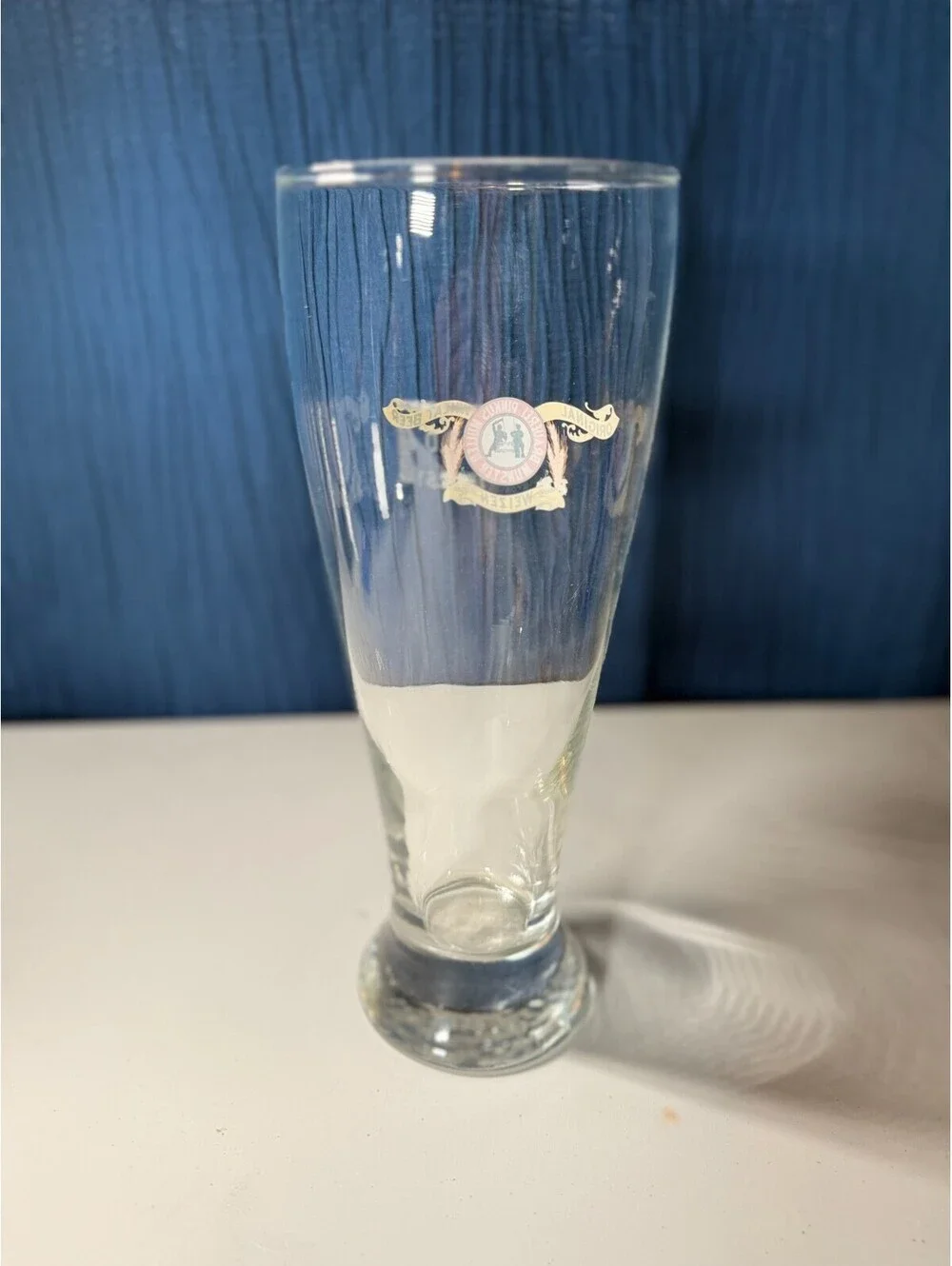 Pinkus Muller Munster Weizen Wheat Beer Tall 0.2L Glass
